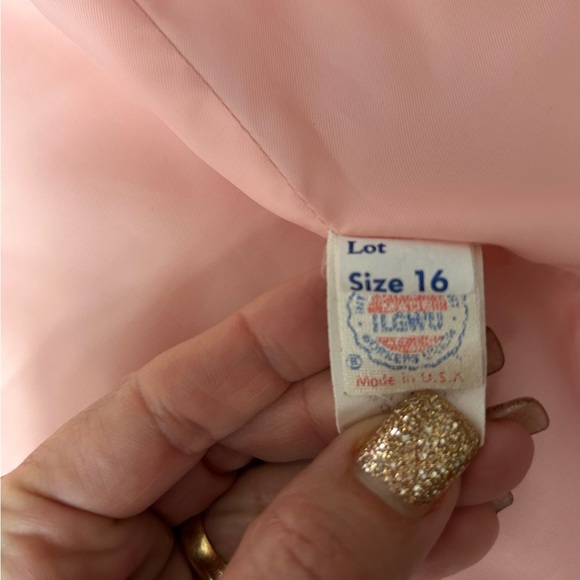 Vintage Jacobson’s Ernst Strauss Ultrasuede blush pink blazer vintage size 16 - Picture 11 of 13